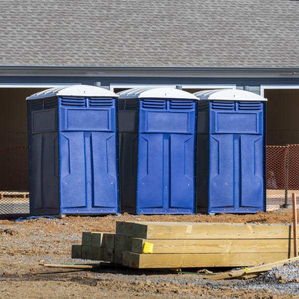 how can i report damages or issues with the porta potties during my rental period in Lometa TX